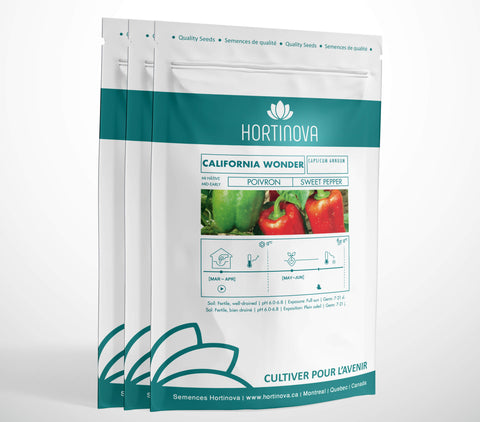 CALIFORNIA WONDER High Quality Bell Pepper Seed Package for Gardening and Farming