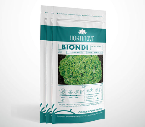 BIONDI - Semences de Laitue Frisée à Pollinisation Libre