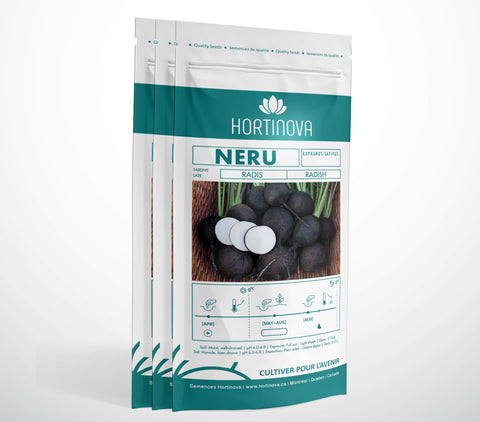 NERU - Semences Ancestrale de Radis Noir à Pollinisation Libre