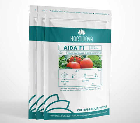 AIDA F1 High Quality Hybrid Round Tomato Seed Package for Gardening and Farming